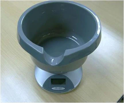 Food Weighing Scale With Removable Bowl